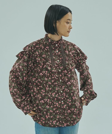 FLOWER PRINT BLOUSE