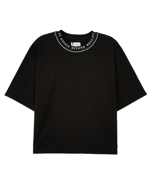 PEARL NECK TEE