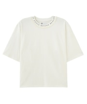 PEARL NECK TEE