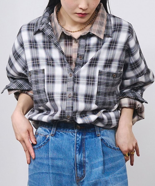 MIXED CHECK SHIRTS