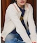 RUFFLED KNIT CARDIGAN