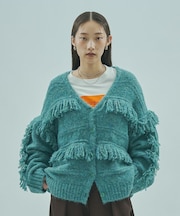 FRINGE KNIT CARDIGAN