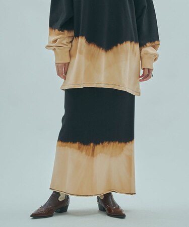 BLEACH SWEAT SKIRT