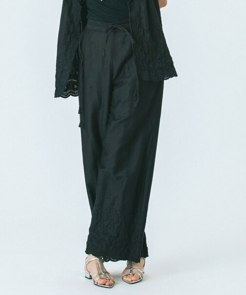 EMBROIDERY PANTS