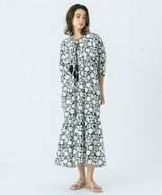 BLOCK PRINT SMOCK OP