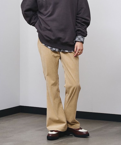 CORDUROY FLARE PANTS