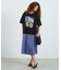 REGIMENTAL STRIPE SKIRT GRAPHIC DRESS