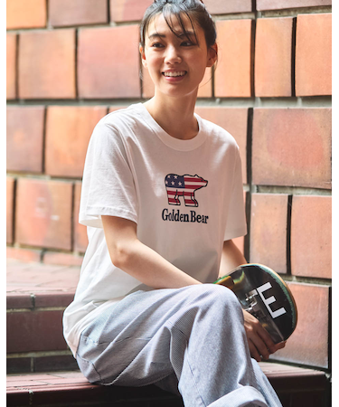 国旗ベアTシャツ