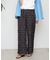 ジャカードストレートパンツ