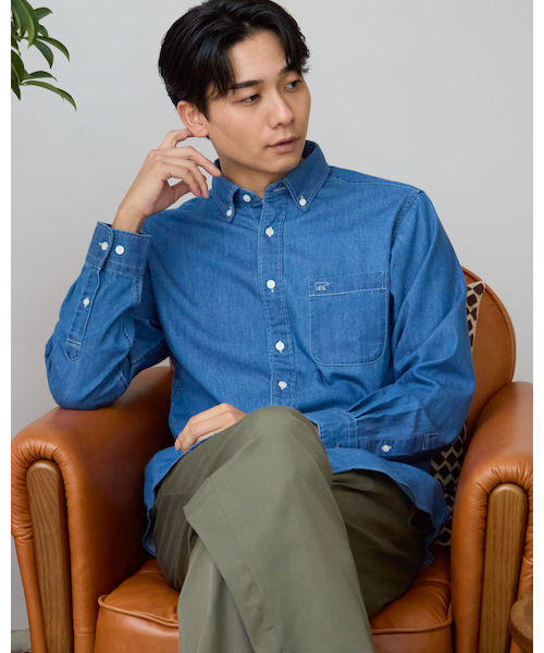 Mal. オリジナルデニムシャツ LEVI'S(リーバイス) 70's Vintageハーフボタンデニムシャツ