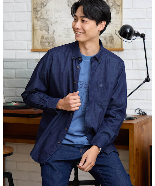 Mal. オリジナルデニムシャツ MASTERMIND WORLD 25 SS COLLECTION BIG LS DENIM SHIRT ¥170000