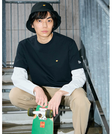 NEW ERAR S/S Cotton Tee / コラボレーションTシャツ