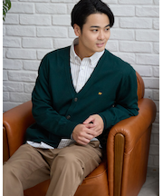 無地カーディガン