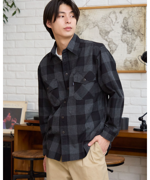 バッファローチェックシャツ｜ゴールデンベアの通販｜&mall（アンド