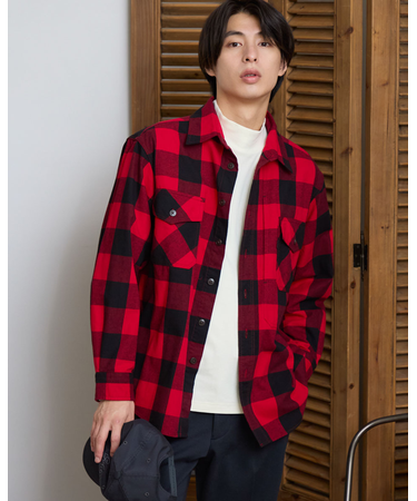 バッファローチェックシャツ
