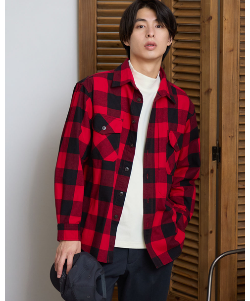 バッファローチェックシャツ