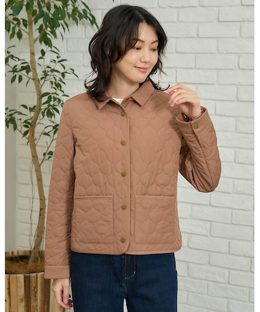 キルトショートジャケット