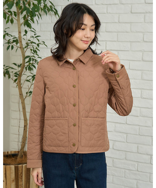 キルトショートジャケット