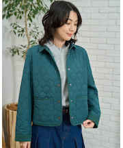 キルトショートジャケット