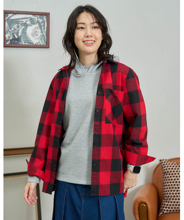 バッファローチェックシャツ