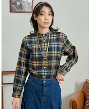 チェックネルシャツ