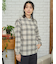 チェックネルシャツ