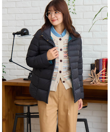 洗える軽量ダウンジャケット