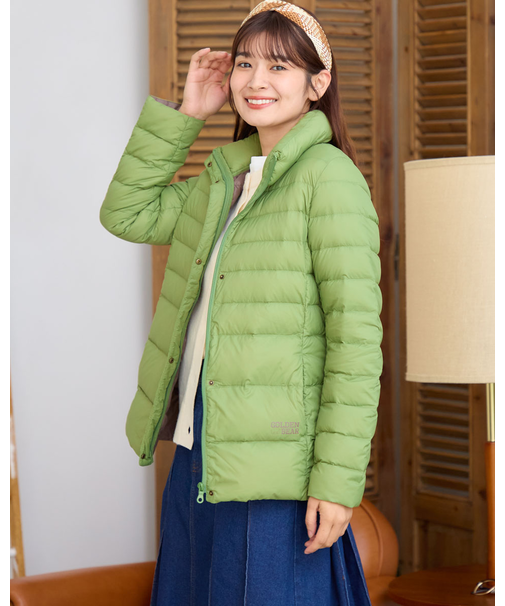 洗える軽量ダウンジャケット