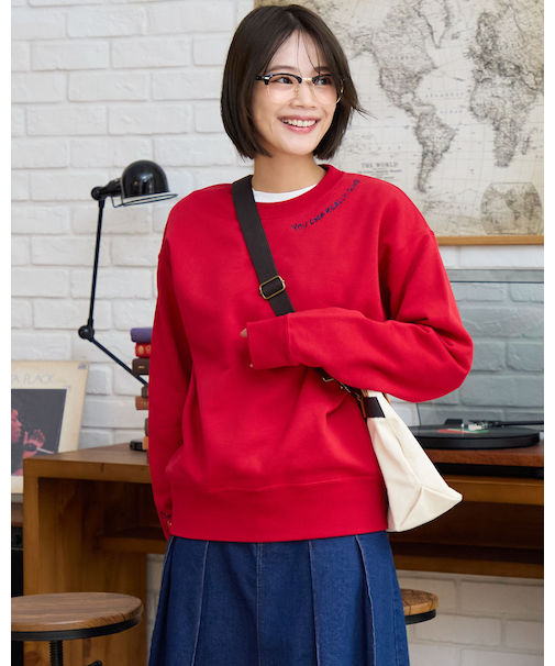 刺しゅうトレーナー