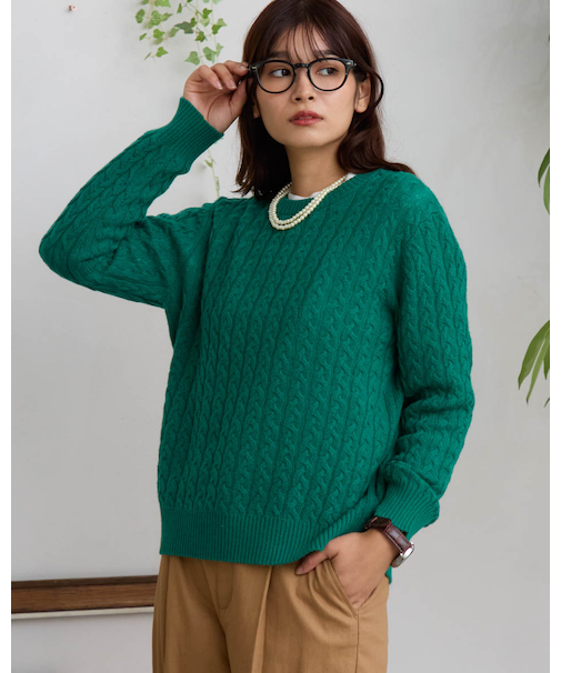 洗えるGBラムウールニット