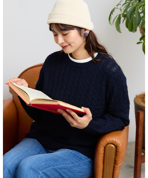 洗えるGBラムウールニット