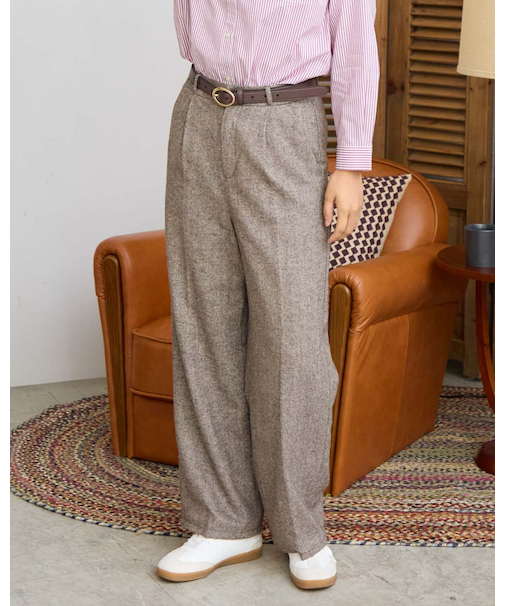 プレスタックストレートパンツ