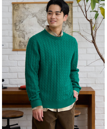 洗えるGBラムウールニット