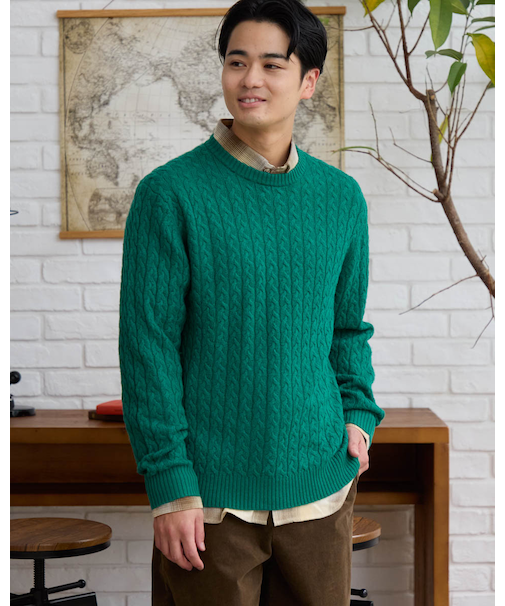 洗えるGBラムウールニット