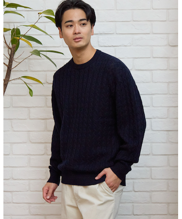 洗えるGBラムウールニット