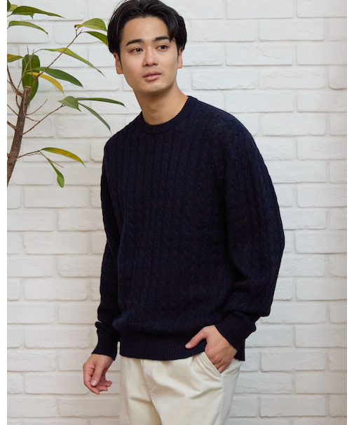 洗えるGBラムウールニット