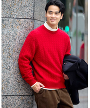 洗えるGBラムウールニット