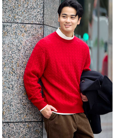 洗えるGBラムウールニット