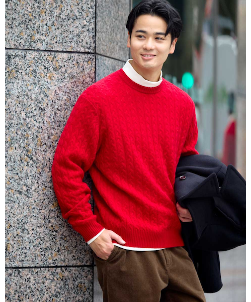 洗えるGBラムウールニット