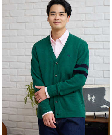 洗えるラムカーディガン