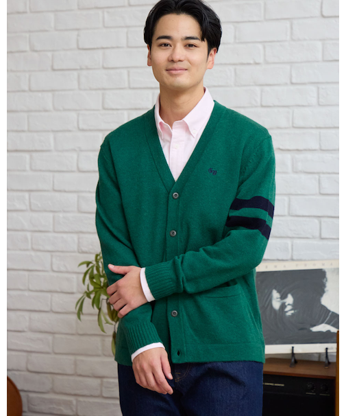 洗えるラムカーディガン