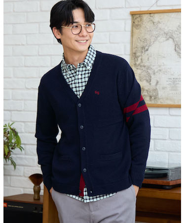 洗えるラムカーディガン