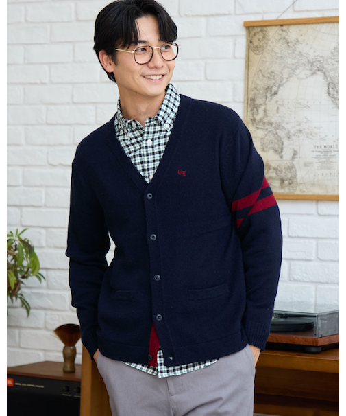 洗えるラムカーディガン