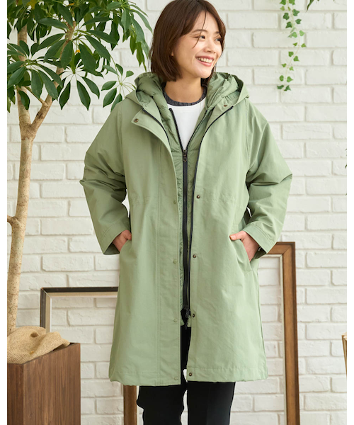 ダウンライナー付コート｜ゴールデンベアの通販｜&mall（アンドモール