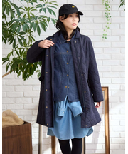 キルトロングコート