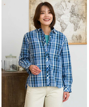 カジュアルチェックシャツ