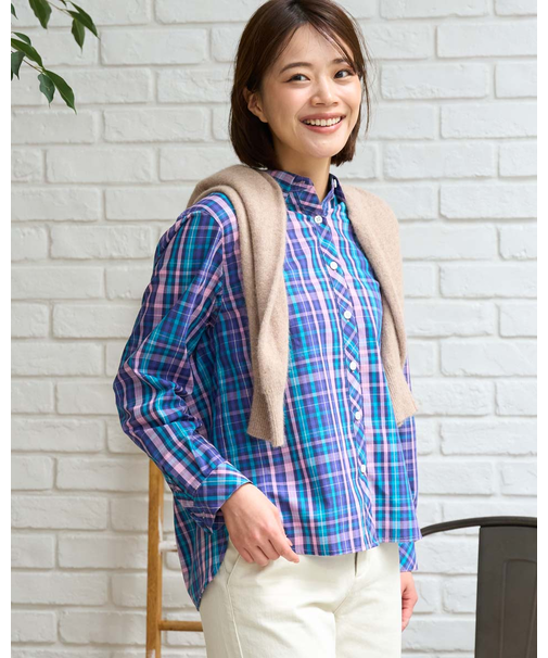 カジュアルチェックシャツ