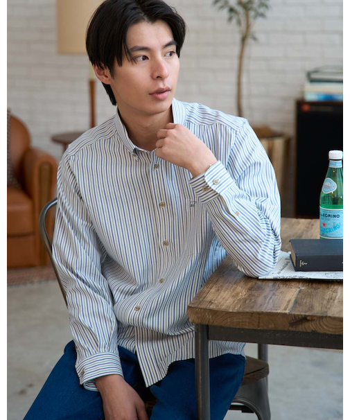 ストライプシャツ