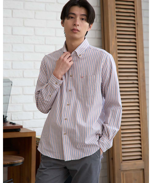 ストライプシャツ