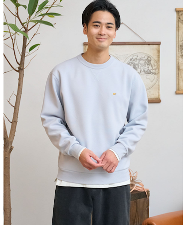 クルーネックスウェット